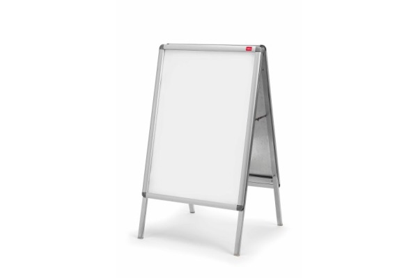 NOBO Plakatständer A2 1902207 482x75x898mm silber