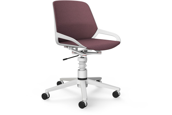 AERIS Bürodrehstuhl Numo Task 962WRSTWH violett/weiss