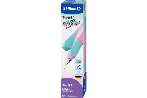 PELIKAN Füllhalter Twist M 826167 mint/rosa