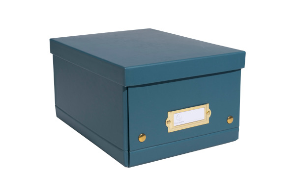 EXACOMPTA Aufbewahrungsbox Neo Deco A5+ 62253E entenblau 20x26x15cm