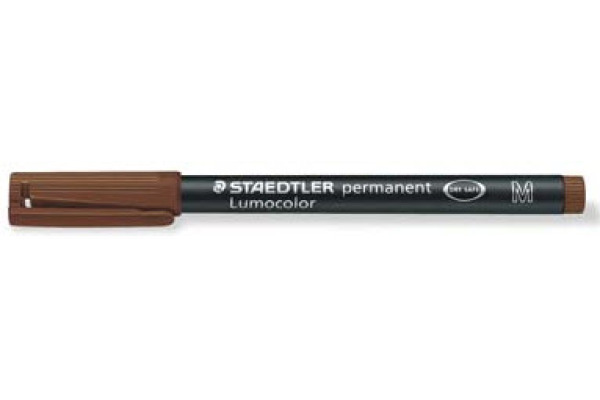 STAEDTLER Lumocolor permanent M 317-7 braun