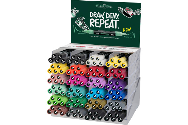 FABER-CA. Acrylmarker 1-3mm 186012 assortiert 120 Stück