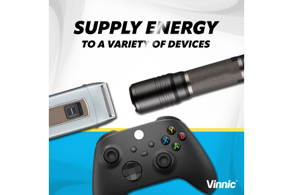 VINNIC USB Rech. Batt. C Type-C VPRB-UCC- 3000mAh,Case,2pcs.