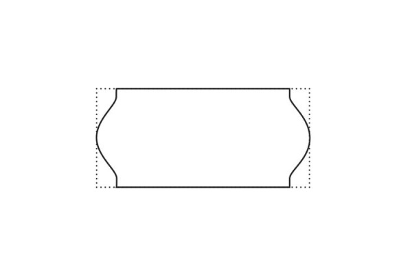 SATO Etiketten 26x12mm 700300032 orange, permanent 1500 Stück