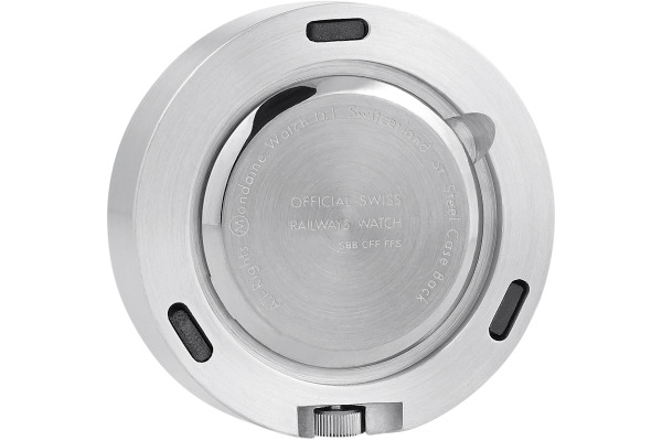 MONDAINE Tischuhr 50mm A660.81SB silber, magnetisch