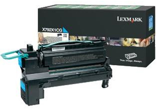 LEXMARK Toner cyan Rück X792 LEXMARK Color-Toner