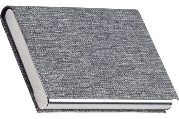 KOLMA Visitenkartenhalter RPET 14.303.03 grau 20 Karten 9.6x6.2x1.5cm