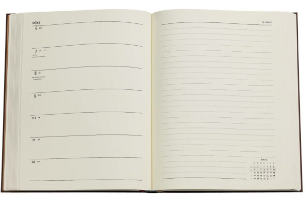 PAPERBLAN Agenda Sonnenblumen 2027 DD1840-8 1W/2S VER Grande HC DE 21x30cm