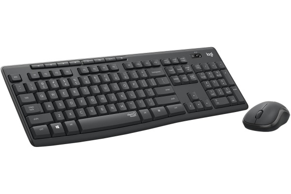 LOGITECH Tastatur-Maus-Set MK295 920-00979 Graphite CH-Layout