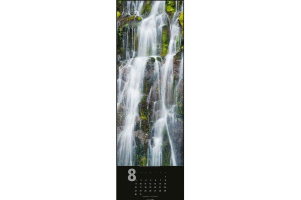 WEINGARTE Bildkalender 2027 295180027 Wasserfälle DE 34x98cm