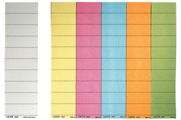 LEITZ Hängemappen-Etiketten 60x21mm 19010001 weiss 100 Stück