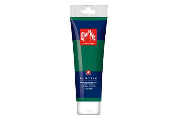 CARAN D'A Acrylfarbe 250ml 2810.210 smaragd