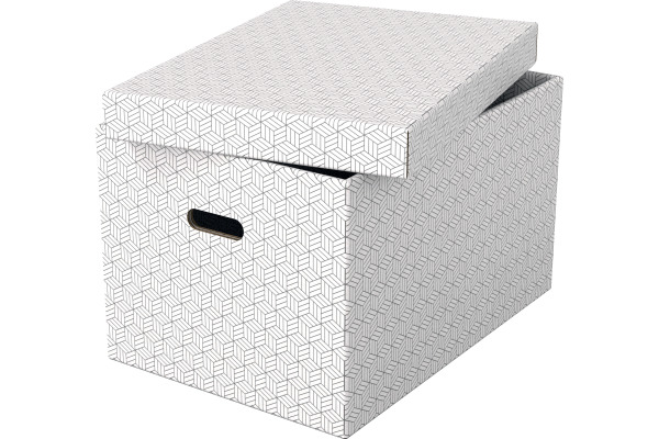 ESSELTE Aufbewahrungsboxen Home L 628286 weiss 510x355x305mm 3 Stück