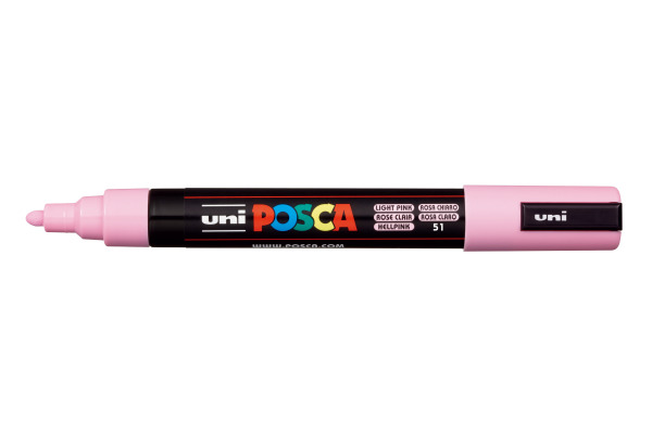 POSCA Marker 1.8-2.5mm PC-5M hellrosa, Rundspitze