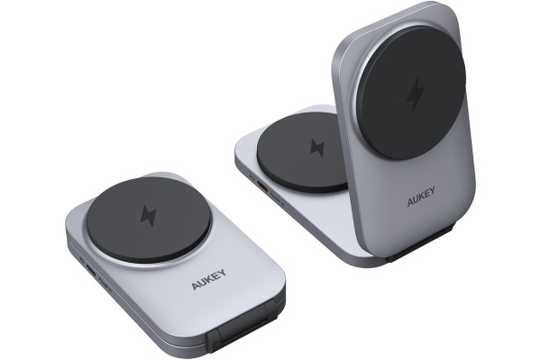 AUKEY MagFusionL Pro 2-IN-1 fold. LC-MC212 Wirel.Charger 25W Qi2.2