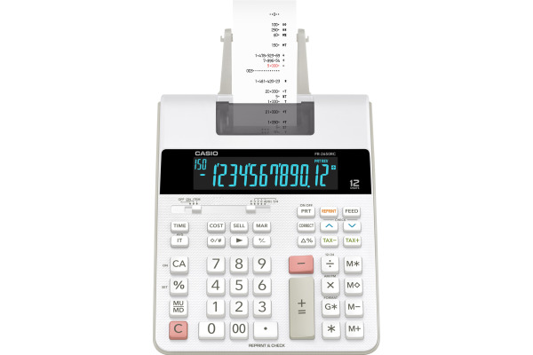 CASIO Tischrechner druckend FR2650RC 12-stellig grau