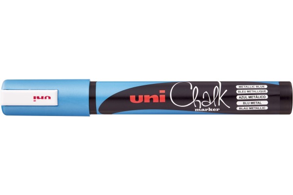 UNI-BALL Chalk Marker 1.8-2.5mm PWE-5M BL Metallic blau