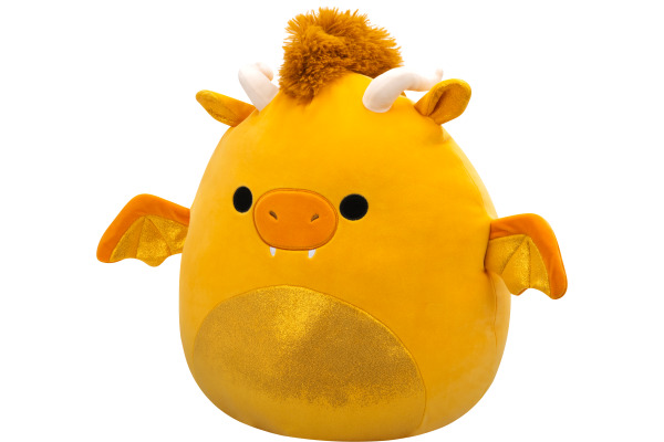 SQUISHMAL Mister Drache 40cm 6700.4533 gold mit glitzerndem Bauch