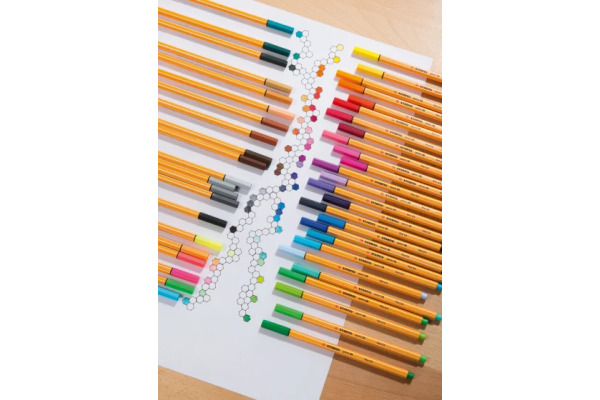 STABILO Fineliner Point 88 0.4mm 8850-6 Metalletui 50 Stück