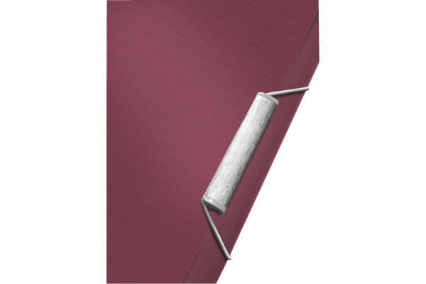 LEITZ Ordnungsmappe Style PP A4 39570028 granat rot 6 Fächer, 200 Blatt
