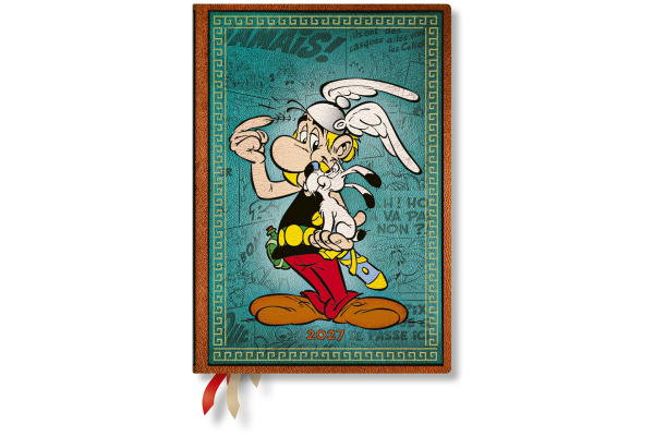 PAPERBLAN Agenda Asterix d. Gallier 2027 DD1782-1 1W/2S VER Midi HC DE 13x18cm