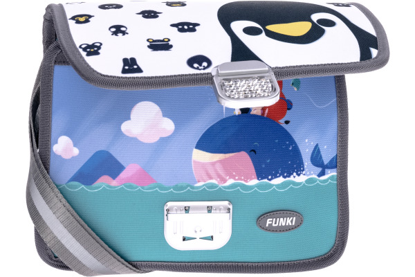 FUNKI Kindergarten-Tasche weiss 6020.007 PenginMin. 26x20x70cm