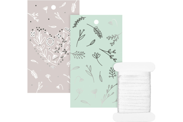 STEWO Geschenkanhänger Eldana 258151009 silber 10 Stück