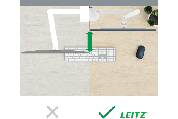 LEITZ Monitorarm Ergo 64890085 Grau, single