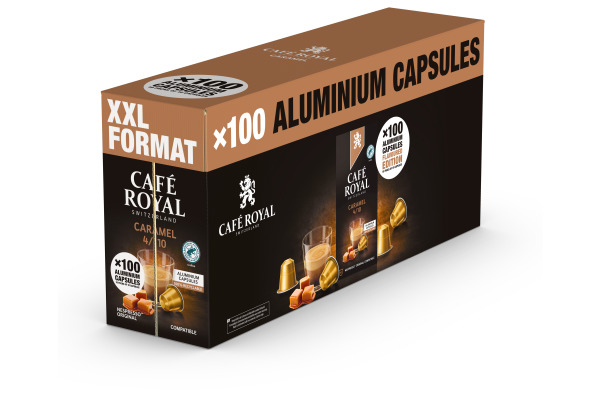 CAFEROYAL Kaffeekapseln XXL 11005223 Caramel 100 Stk.