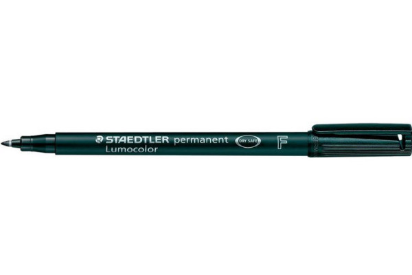 STAEDTLER Lumocolor permanent F 318WP4 4 Farben ass.