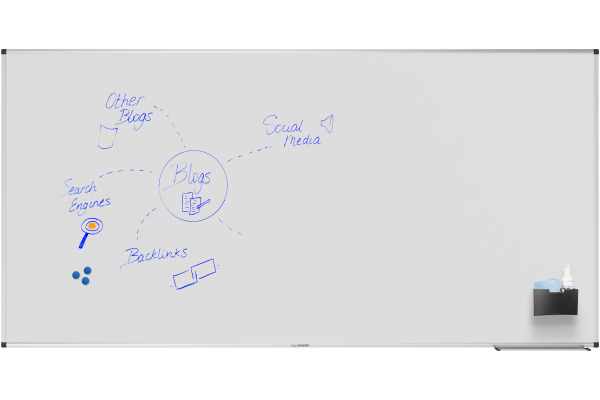 LEGAMASTE Whiteboard 90x180cm 7-108256 Unite Plus emailliert