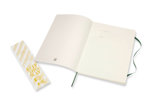 MOLESKINE Notizbuch Classic SC XL 853600073 grün, kariert 5mm 192 Blatt