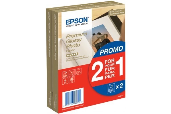 EPSON Premium Glossy Photo 10x15cm S042167 InkJet, 255g 2x40 Blatt