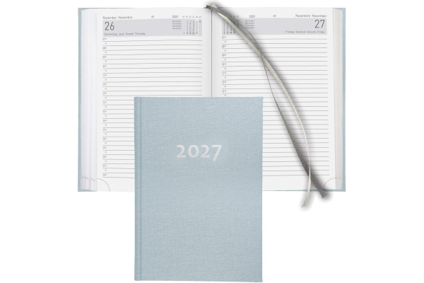 BIELLA GA Executive 2027 10060026U 1T/1S hellblau ML 14.5x20.5cm