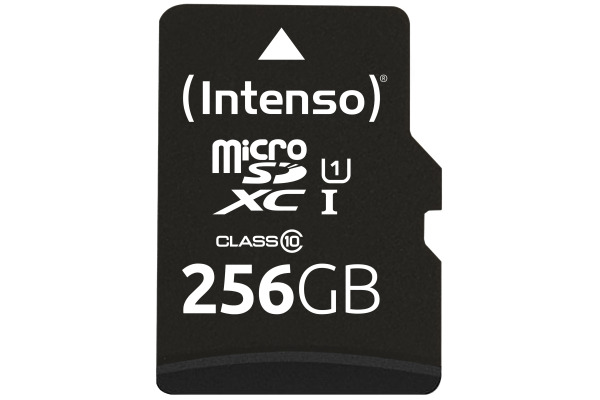 INTENSO Micro SD Secure Digital Cards 3423492 SD Adapter 256GB