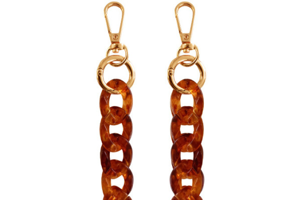 ZANAÉ Phone Necklace Tortoise Shell 17668 Mineral Spring red