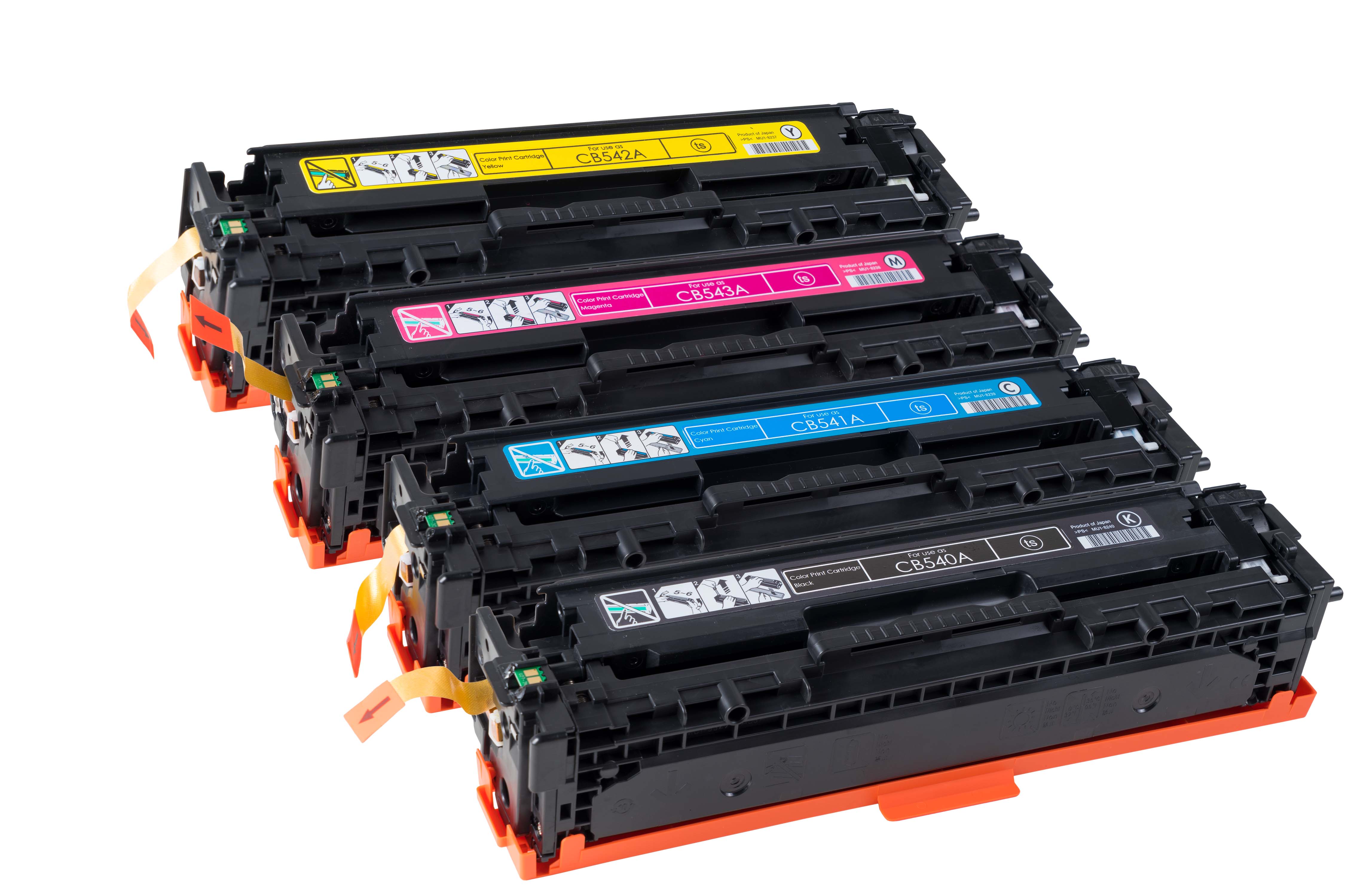 Tonerfabrik Toner SET CB540A Set mit allen vier Farben