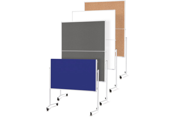 MAGNETOP. Moderationstafel Karton weiss 2111300 klappbar 1500x1200mm