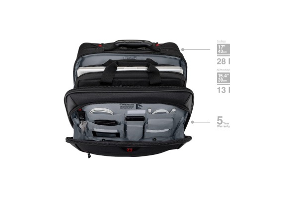 WENGER Potomac Trolley B-600661 removeable 17inch Slimcase
