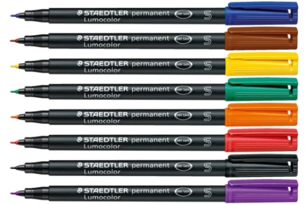 STAEDTLER Lumocolor permanent S 313 WP8 8 Farben ass.