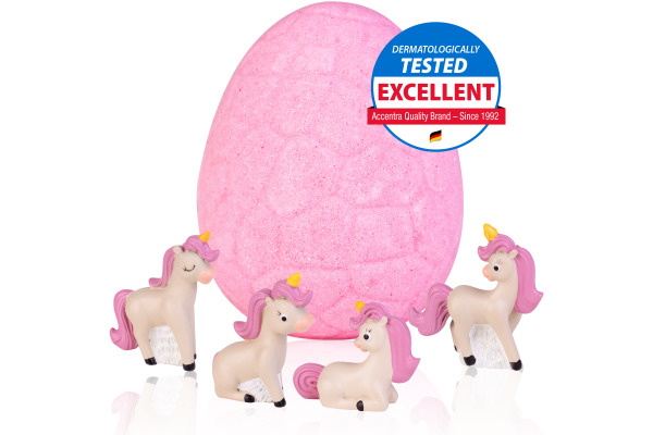 KOOLKIDZ Badebombe schäumend 3562963 4 assortiert, Einhorn