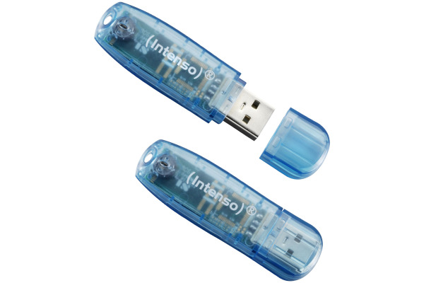 INTENSO USB-Stick Rainbow Line 4GB 3502450 USB 2.0 blue