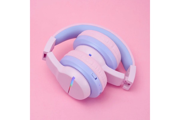ICLEVER Kids Bluetooth Headphones C03-1702N BTH12, LED, 55h, pink