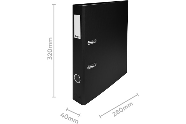 BIELLA Ordner Plasticolor 4cm 10740402U schwarz A4