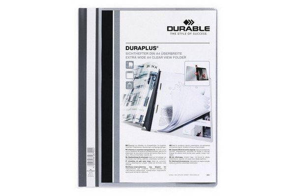 DURABLE Angebotshefter DURAPLUS 257910 für 100 Blatt A4 grau
