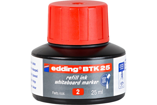 EDDING Nachfülltusche BTK25 BTK-25-2 rot
