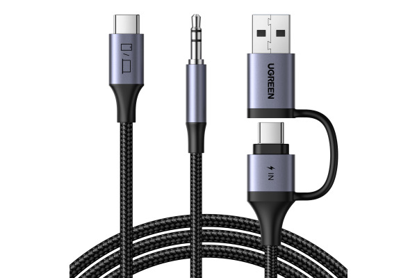 UGREEN Audio Adapter 2-in-1 45009 2xUSB-C, USB-A, 3.5mm