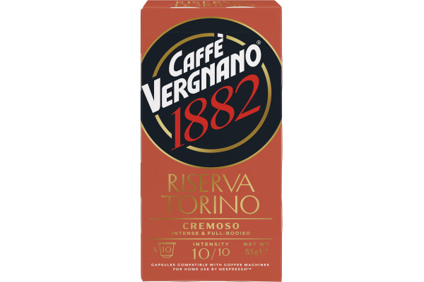 VERGNANO Kaffeekapseln 2743101 Riserva Torino Cremoso 10 Stk.