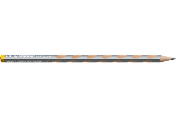 STABILO Bleistift EASYgraph S HB 325/09-HB silber, L