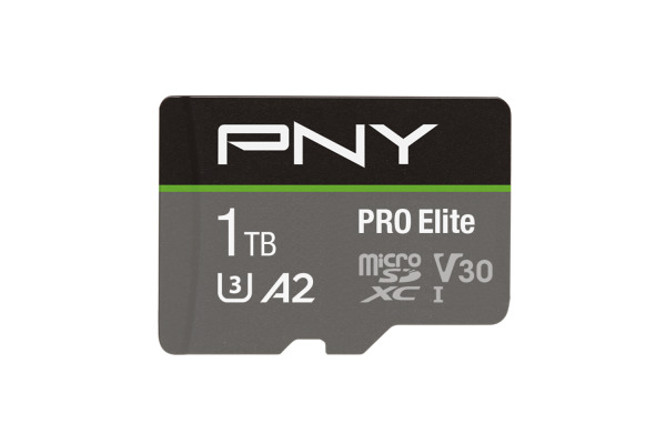 PNY micro-SDXC Pro Elite 1TB PSDU1TBV3 UHS-I U3 A2 & adapter